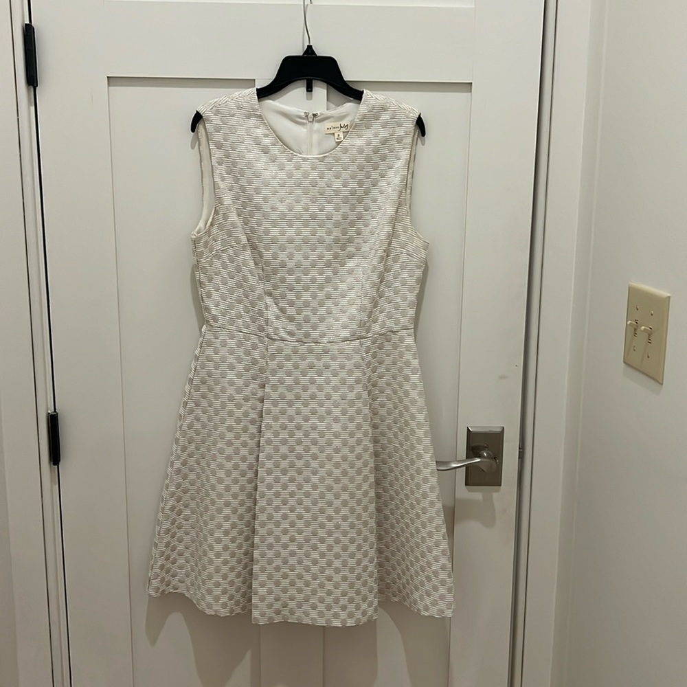 Creme tank cocktail dress